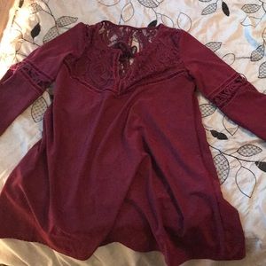 Maroon dress